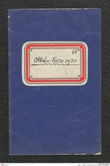 Seite 1, Tagebuch "Oktoberreise 1930" (NHMW-PRAE-BBB-68)